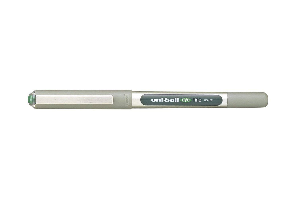 Mitsubishi Pencil Uni-Ball UB-157 Medium 0.7mm Green Rollerball Pen Pack of 12-Kiichin - The #1 Place for Japanese Goods in Your Hand!