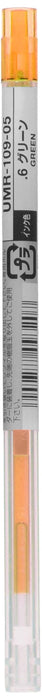 Mitsubishi Pencil Uni Gel 0.5mm Orange Ballpoint Pen Refill Style Fit Umr10905.4-Kiichin - The #1 Place for Japanese Goods in Your Hand!