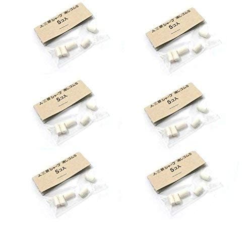 Mitsubishi Pencil Uni Mechanical Pencil Eraser S Refill 6 Piece Pack-Kiichin - The #1 Place for Japanese Goods in Your Hand!