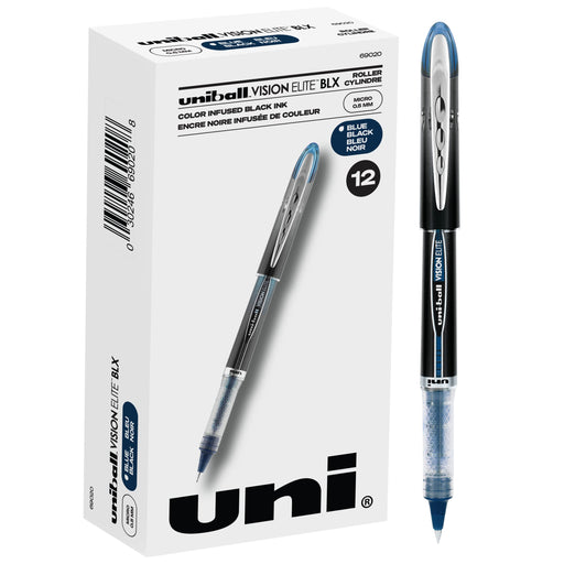 Mitsubishi Pencil Uni-Ball Vision Elite 12-Count Rollerball Pen with BLX Infusion-Kiichin - The #1 Place for Japanese Goods in Your Hand!