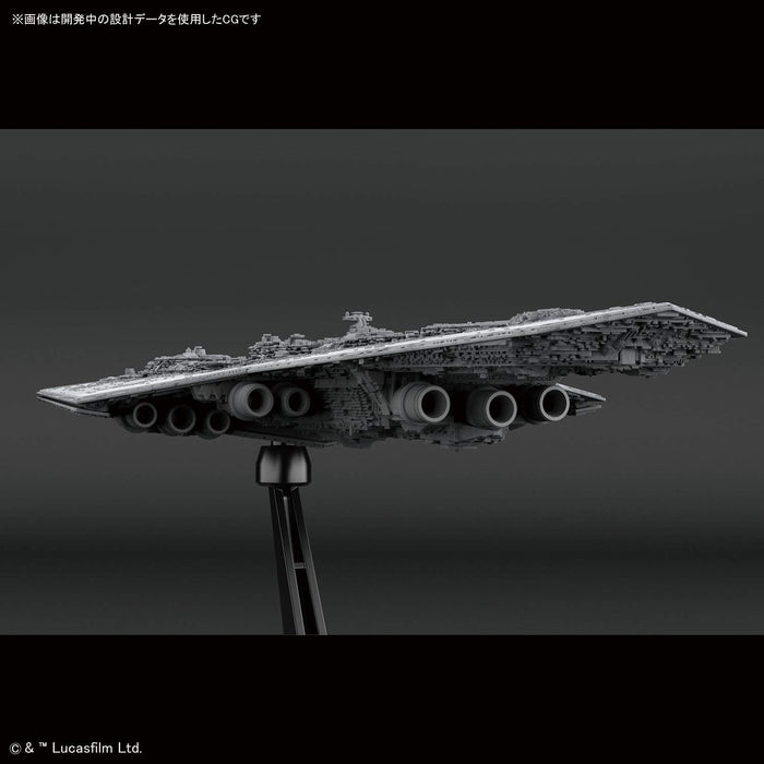 Bandai Spirits Star Wars Vehicle Model 016 Super Star Destroyer Plastic Toy-Kiichin - The #1 Place for Japanese Goods in Your Hand!