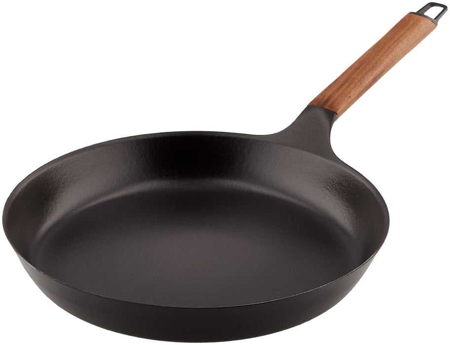Vermicular 28cm Walnut Cast Iron Enamel Frying Pan Gas/IH Compatible