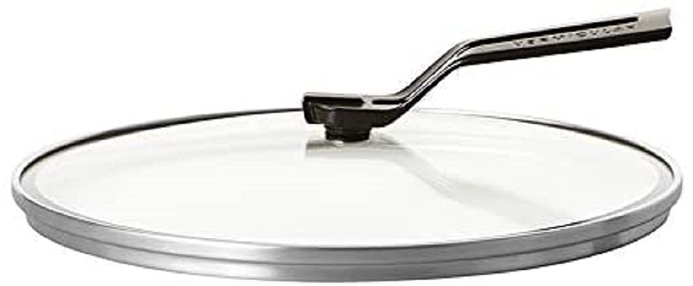 Vermicular 24cm Frying Pan with Exclusive Glass Lid for Precise Cooking