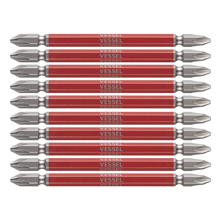 Vessel 40V 10-Piece Set with Double Ended Plus Gosai Bit GS10P2110F Model-Kiichin - The #1 Place for Japanese Goods in Your Hand!