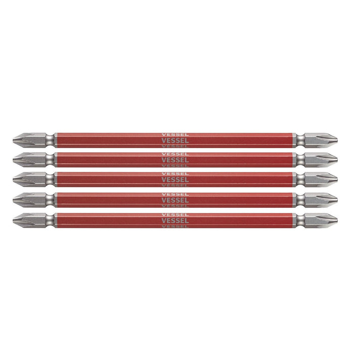 Vessel 40V Double Ended Gosai Bit Set Plus 2 x 150 5-Piece GS5P2150-Kiichin - The #1 Place for Japanese Goods in Your Hand!
