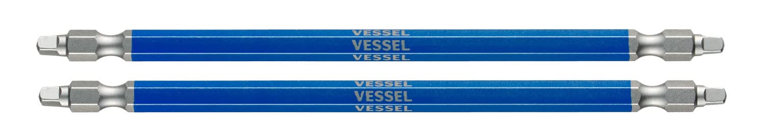 Vessel 40V Double Ended Square Gosai Bit Set Sq3x150 Set of 2 GS14Sq3150-Kiichin - The #1 Place for Japanese Goods in Your Hand!