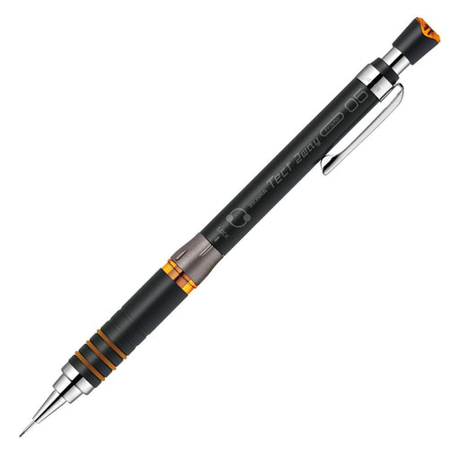 Zebra Tect 2-Way Mechanical Pencil 0.5mm in Black Orange - Zebra Ma41-23-Bko-Kiichin - The #1 Place for Japanese Goods in Your Hand!