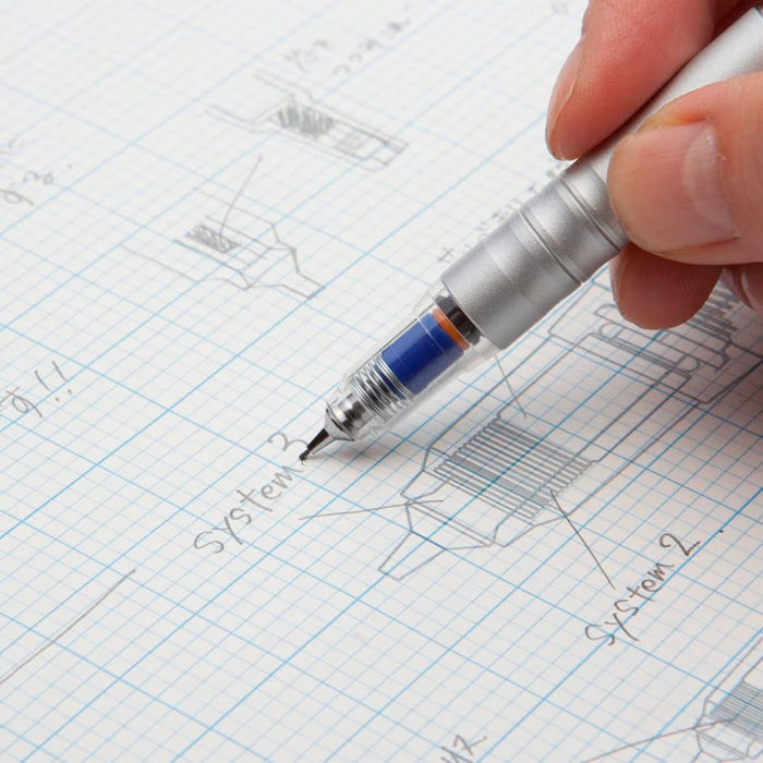 Zebra Delguard Type Lx Blue Mechanical Pencil 0.5mm Lead Diameter P-Ma86-Bl-Kiichin - The #1 Place for Japanese Goods in Your Hand!