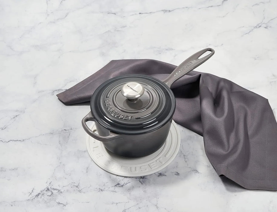 Le Creuset Silicone Trivet Cherry Red Heat and Cold Resistant with Hook Storage Le Creuset