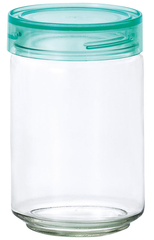 Aderia 1000Ml Green Glass Canister - Airtight Container for Seasoning and Coffee Beans Storage-Kiichin - The #1 Place for Japanese Goods in Your Hand!