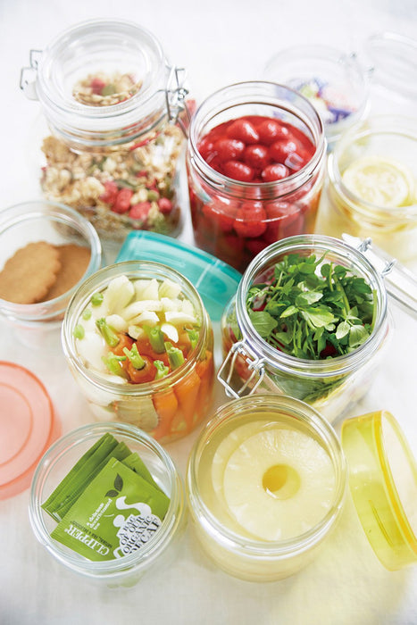 Aderia 1000Ml Green Glass Canister - Airtight Container for Seasoning and Coffee Beans Storage-Kiichin - The #1 Place for Japanese Goods in Your Hand!