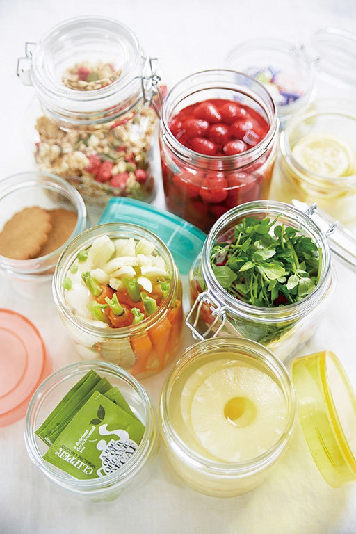 Aderia 500Ml Green Glass Canister - Airtight Seasoning Jar & Coffee Beans Storage-Kiichin - The #1 Place for Japanese Goods in Your Hand!