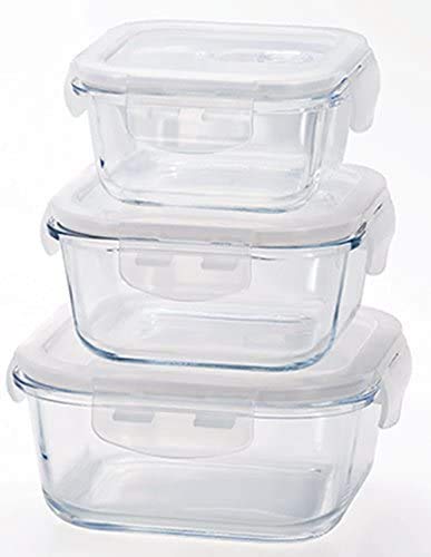 Aderia Japan Glass Food Storage Containers - 500ml, Set of 2-Kiichin - The #1 Place for Japanese Goods in Your Hand!