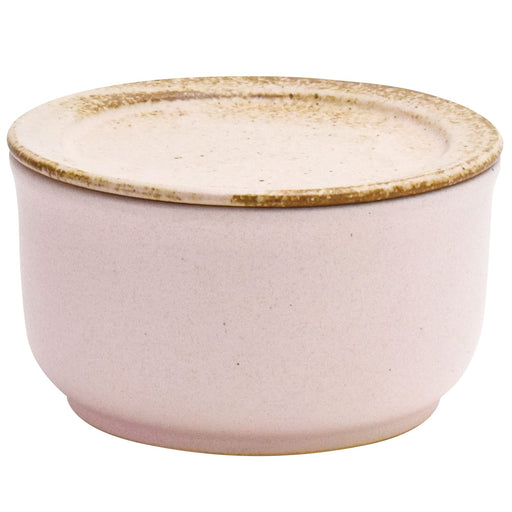 Aito Ohitsu 0.5C Rice Storage Pink Mino Ware Japan 111031 12.4Cm-Kiichin - The #1 Place for Japanese Goods in Your Hand!