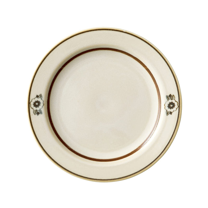 Aito Anyware Dish Plate M 20cm Brown Mino Ware 111047 Japan-Kiichin - The #1 Place for Japanese Goods in Your Hand!