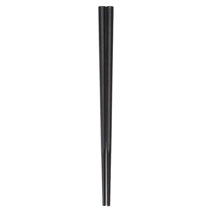 Akebono 24Cm Decagonal Non-Slip Japanese Noodle Chopsticks - Black-Kiichin - The #1 Place for Japanese Goods in Your Hand!