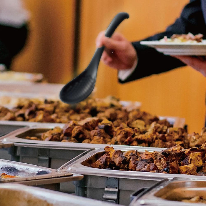 Akebono Multi Use Renge Spoon Red - Large Versatile Kitchen Utensil for Various Cooking Needs-Kiichin - The #1 Place for Japanese Goods in Your Hand!