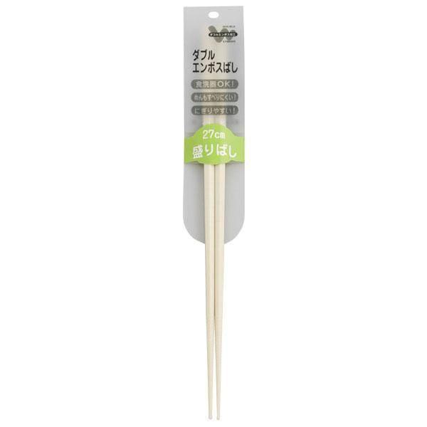 Akebono 27Cm Ivory Non-Slip Moribashi Plating Chopsticks - Authentic Japanese Quality-Kiichin - The #1 Place for Japanese Goods in Your Hand!