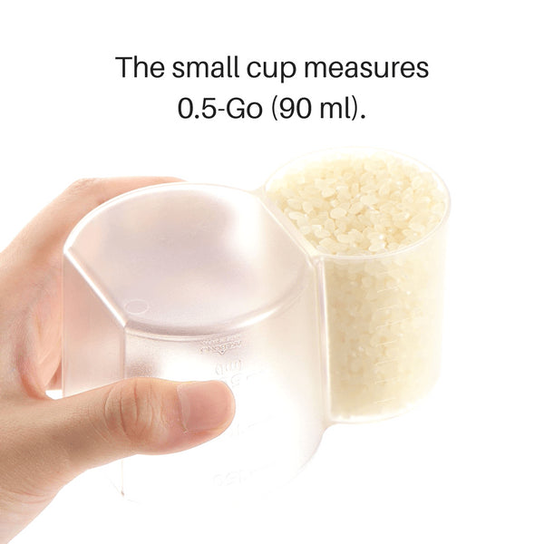 Akebono Snowman Rice Measuring Cup - Double-Sided 0.5-Go & 1-Go-Kiichin - The #1 Place for Japanese Goods in Your Hand!