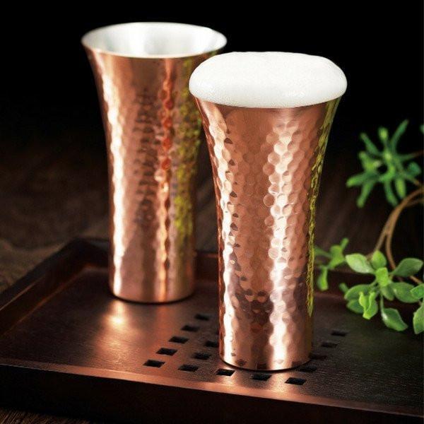 Asahi Copper Beer Glass 380Ml - Premium Drinkware for a Refreshing Experience-Kiichin - The #1 Place for Japanese Goods in Your Hand!