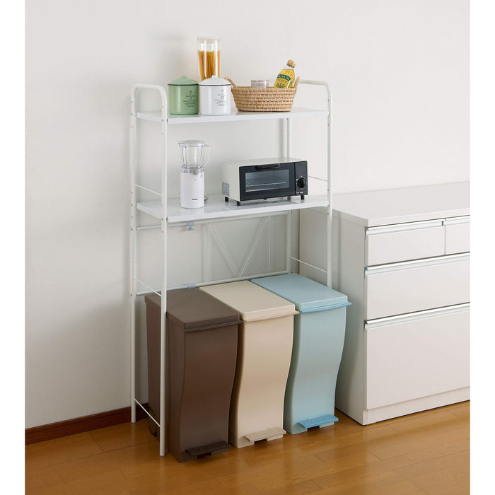 Belca Kitchen Space Rack Telescopic Microwave Stand Storage-Kiichin - The #1 Place for Japanese Goods in Your Hand!