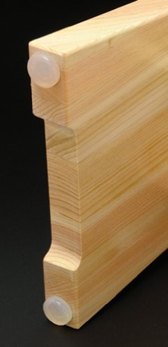 Daiwa Industry Japanese Hinoki Bath Chair - Mildew Resistant, Water Repellent, Large Size (30cm)-Kiichin - The #1 Place for Japanese Goods in Your Hand!