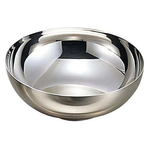 Ebm Stainless Steel Korean Food Soup Bowl - 135x52mm, Made in Japan-Kiichin - The #1 Place for Japanese Goods in Your Hand!