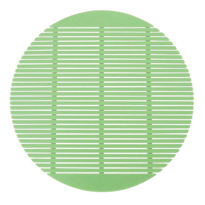 Green Priority Entec Plastic Round Soba Sudare Mat - Authentic Japanese Design-Kiichin - The #1 Place for Japanese Goods in Your Hand!