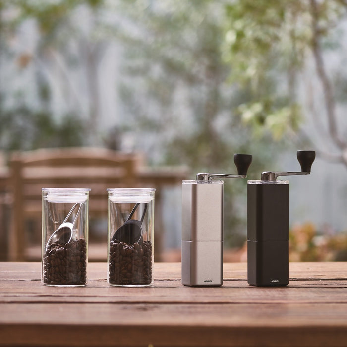 Hario Prism Silver Coffee Mill MSA-2-SV | Made in Japan-Kiichin - The #1 Place for Japanese Goods in Your Hand!
