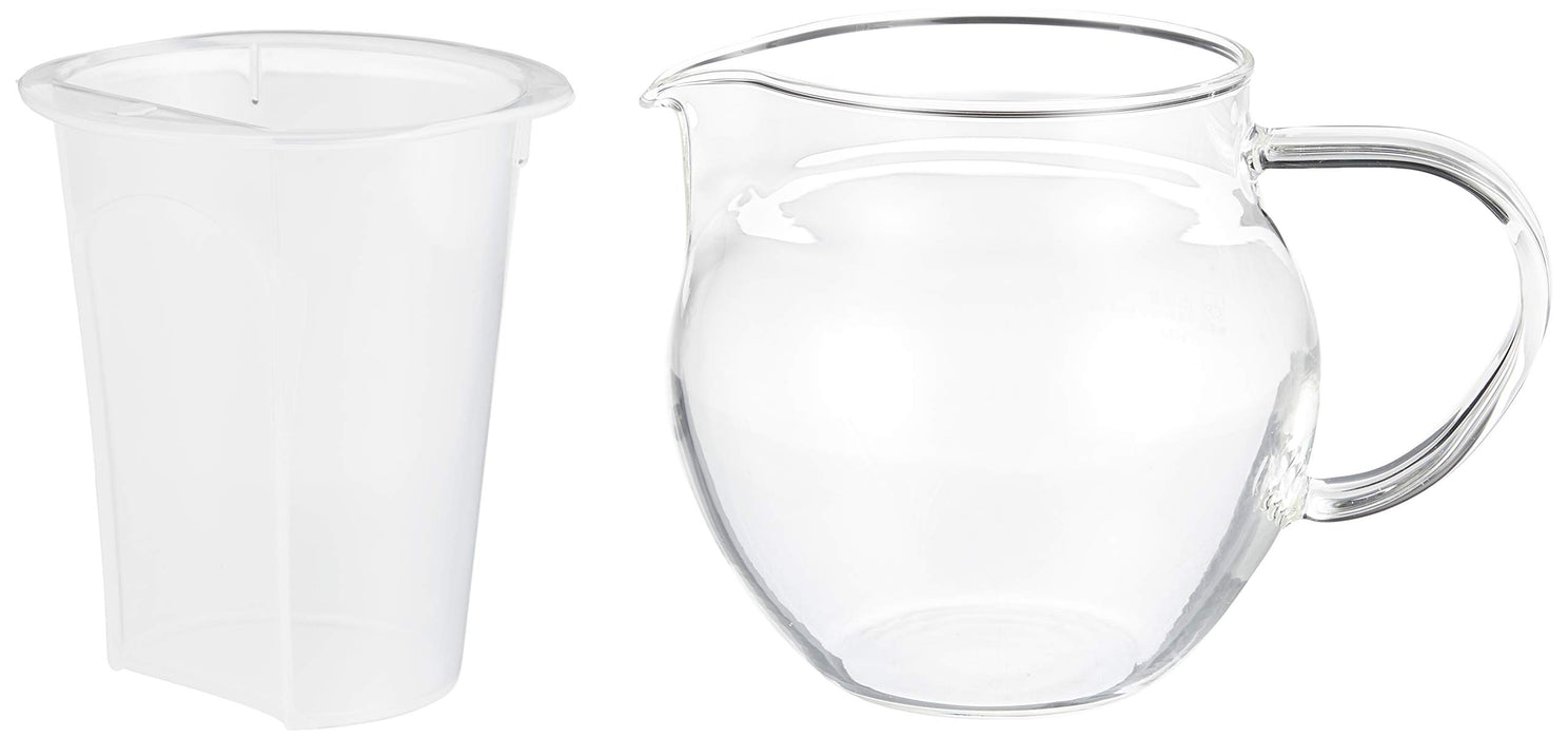 Hario Brown Tea Flatty 450Ml Japan Chf-45Gg - Premium Tea Flask-Kiichin - The #1 Place for Japanese Goods in Your Hand!