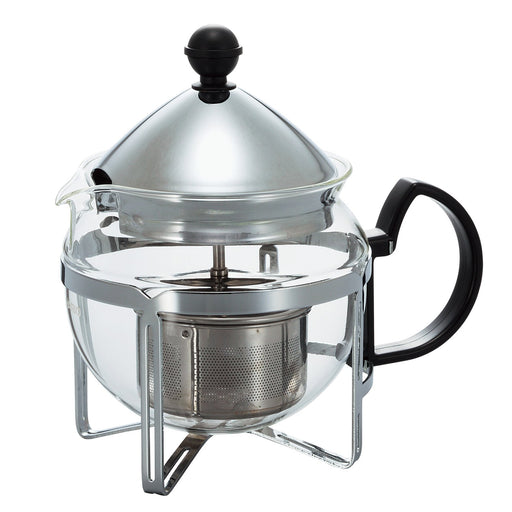 Hario Chan-4Sv Silver 4-Person Teapot-Kiichin - The #1 Place for Japanese Goods in Your Hand!