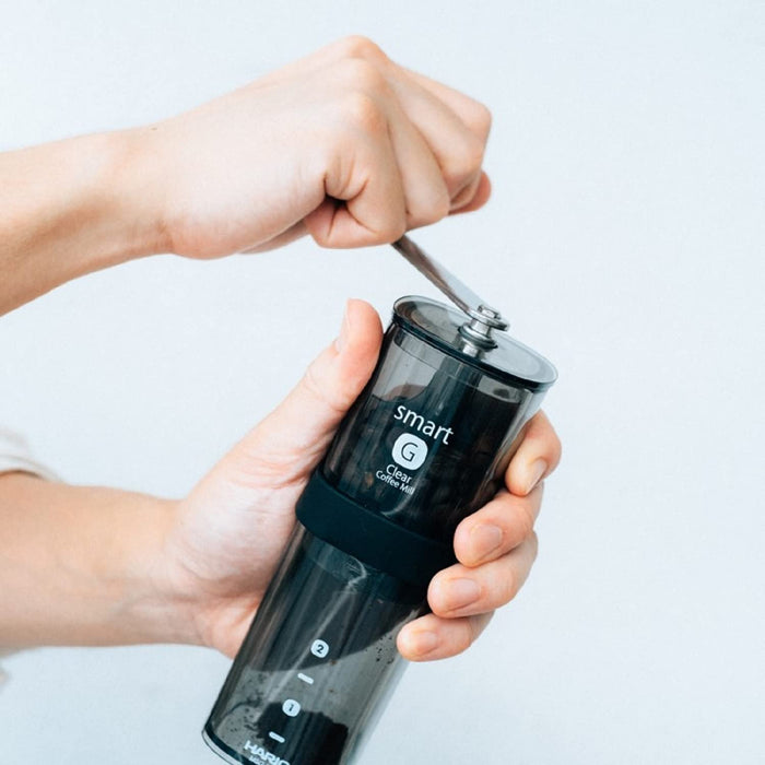 Hario Smart G Coffee Mill - Transparent Black Japan-Kiichin - The #1 Place for Japanese Goods in Your Hand!