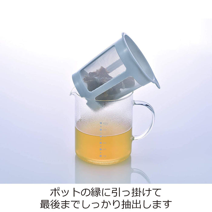 Hario Dashi Pot 600Ml White - Authentic Japanese Made - DP-600-W-Kiichin - The #1 Place for Japanese Goods in Your Hand!