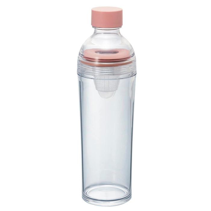 Hario FIBP-40-SPR Filter-In Bottle 400ml Smoky Pink Resin w/Tea Strainer-Kiichin - The #1 Place for Japanese Goods in Your Hand!