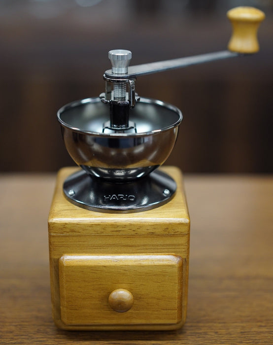 Hario Mm-2 Brown Hand Coffee Grinder - Compact Mill from Japan-Kiichin - The #1 Place for Japanese Goods in Your Hand!