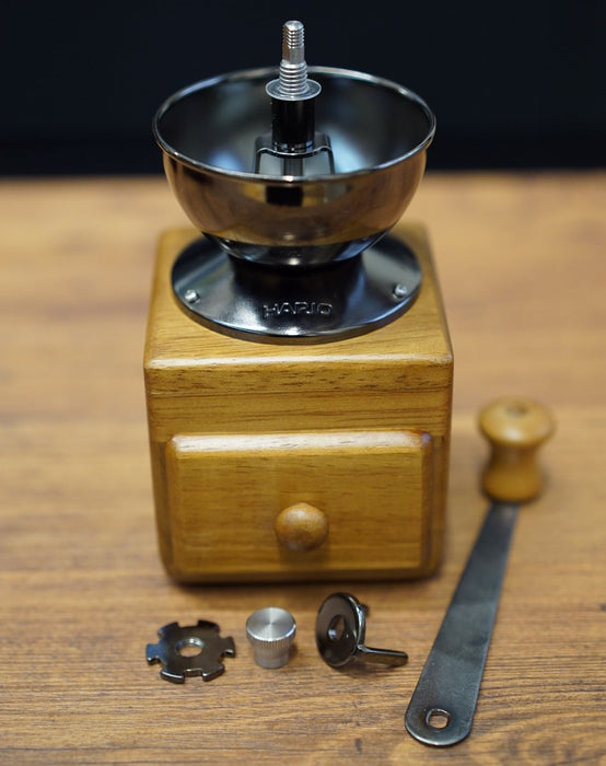 Hario Mm-2 Brown Hand Coffee Grinder - Compact Mill from Japan-Kiichin - The #1 Place for Japanese Goods in Your Hand!