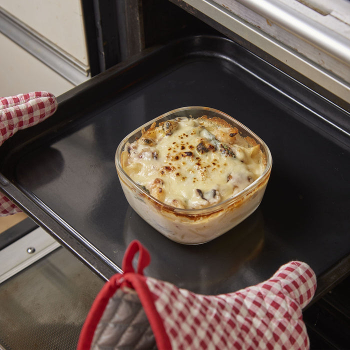 Hario Glass Storage Container - Heat Resistant, Made in Japan, 3Pcs White-Kiichin - The #1 Place for Japanese Goods in Your Hand!