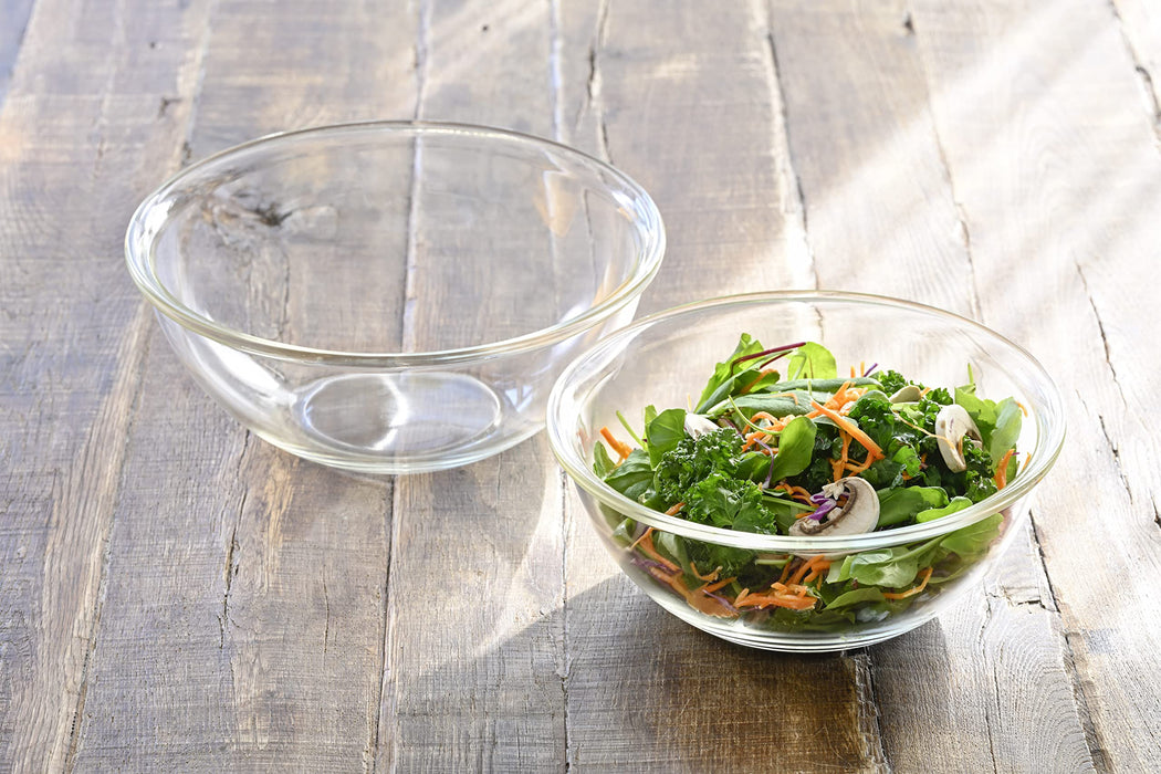 Hario Heat-Resistant Glass Bowls 2pcs Transparent-Kiichin - The #1 Place for Japanese Goods in Your Hand!