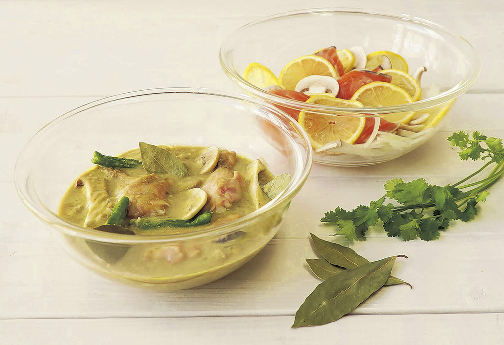 Hario Heat-Resistant Glass Bowls 2pcs Transparent-Kiichin - The #1 Place for Japanese Goods in Your Hand!