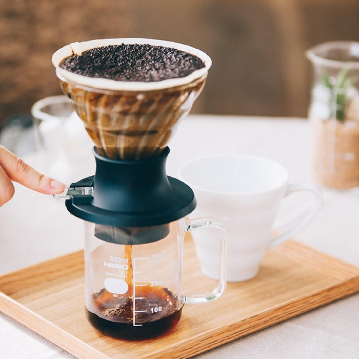 Hario SSD-5012-B Immersion Dripper Switch 200ml Yield Black Japan Made Set-Kiichin - The #1 Place for Japanese Goods in Your Hand!