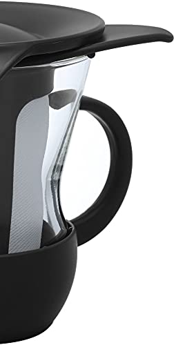 Hario OTMH-1B 1 Cup Tea Mug 200ml Black-Kiichin - The #1 Place for Japanese Goods in Your Hand!