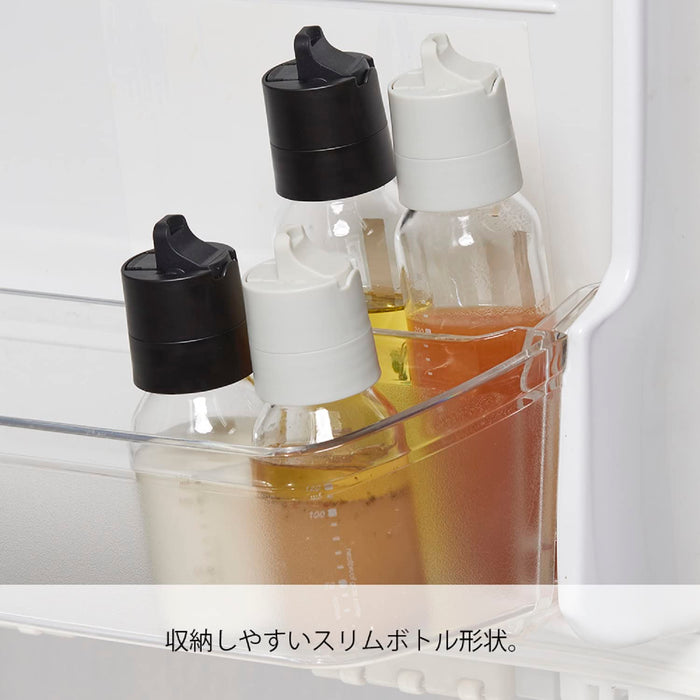 Hario 240Ml Black Dressing Bottle - One Touch Design-Kiichin - The #1 Place for Japanese Goods in Your Hand!