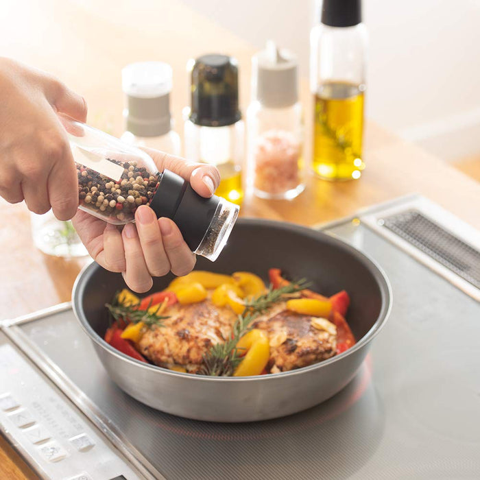 Hario Sms-120-B 120ml Spice Mill Salt/Pepper Mill Black-Kiichin - The #1 Place for Japanese Goods in Your Hand!