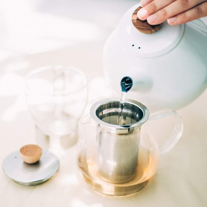 Hario TPC-70HSV Tea Pitcher 700ml Glass Teapot-Kiichin - The #1 Place for Japanese Goods in Your Hand!