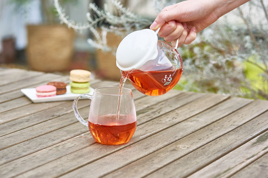 Hario Kirara 360Ml White Tea Pot - Authentic Japanese Craftsmanship-Kiichin - The #1 Place for Japanese Goods in Your Hand!