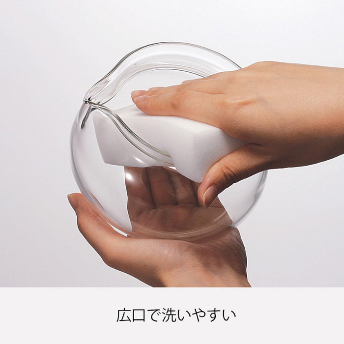 Hario CHJMN-30T Heat Resistant Tea Pot 300ml Round Glass-Kiichin - The #1 Place for Japanese Goods in Your Hand!
