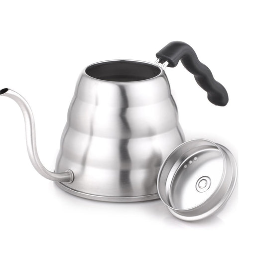 Hario V60 Drip Kettle Hairline Silver 800Ml - Gas/Ih Compatible - VKB-120Hsv-Kiichin - The #1 Place for Japanese Goods in Your Hand!