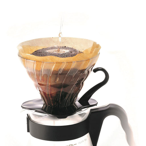 Hario V60 VDG-02B Glass Dripper 1-4 Cups Japan Black-Kiichin - The #1 Place for Japanese Goods in Your Hand!
