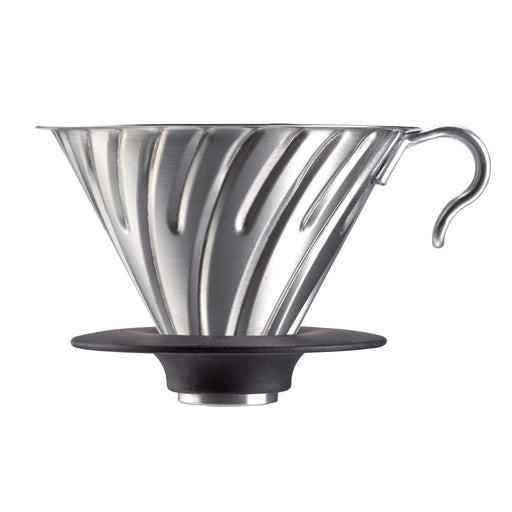 Hario V60 Metal Dripper VDM-02Hsv 1-4Cups Silver Japan-Kiichin - The #1 Place for Japanese Goods in Your Hand!