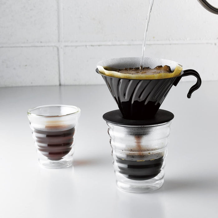 Hario V60 Metal Dripper VDM-02-HSV 1-4Cups Japan-Kiichin - The #1 Place for Japanese Goods in Your Hand!